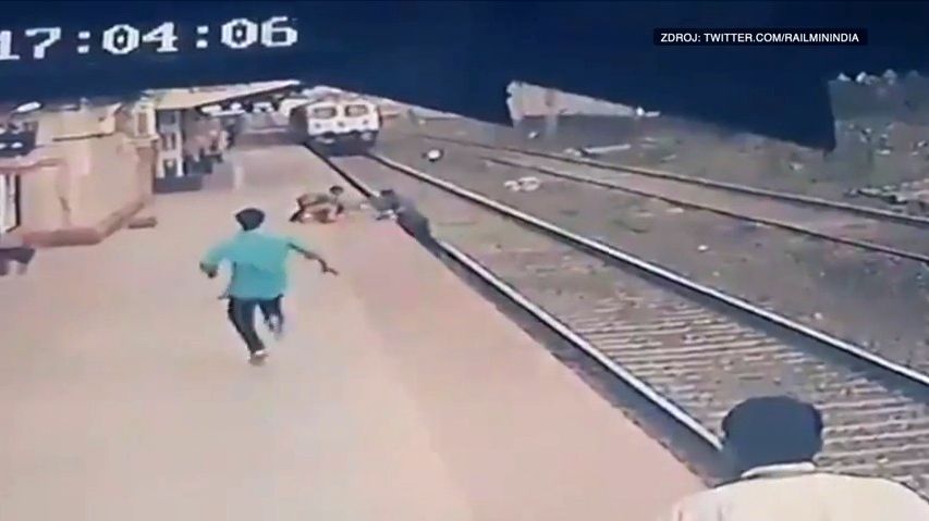 Video: Z Inda se stal hrdina, pohotově zachránil chlapce z kolejiště